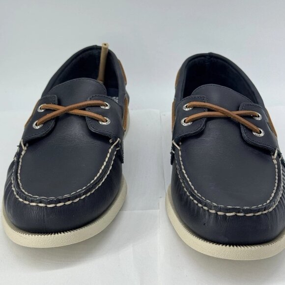 Men's Sperry Boat shoes size 10.5 Navy 2 eye - Picture 4 of 8